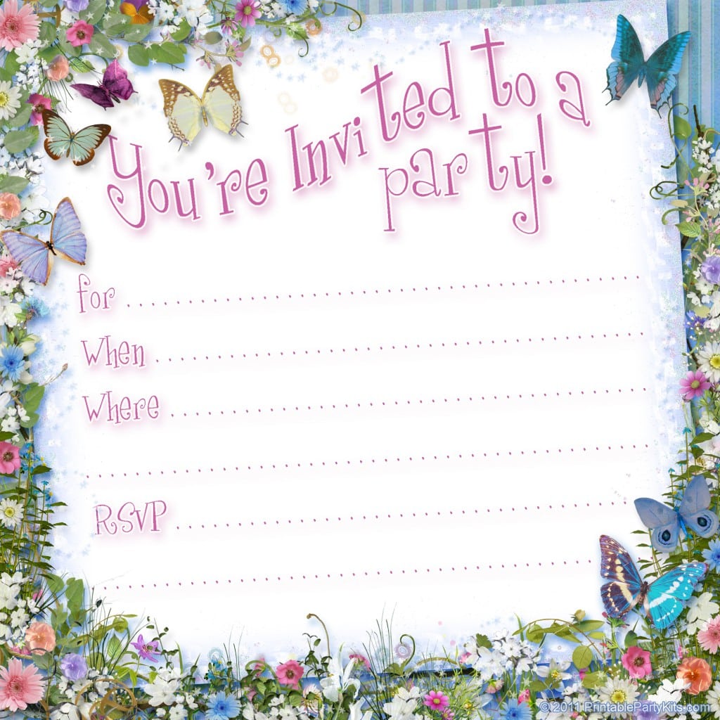 Doc  15002100  Birthday Template Invitations â Printable Birthday